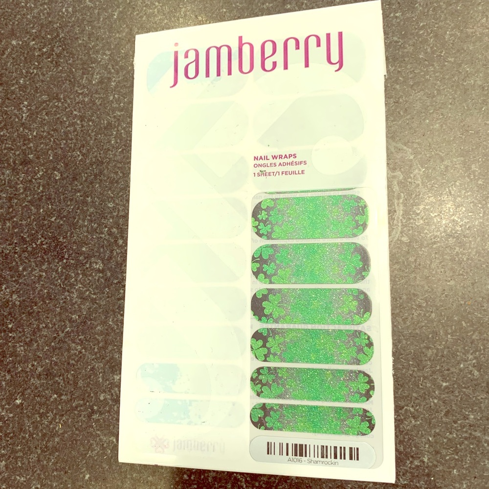 Jamberry Full Sheet - Shamrockin